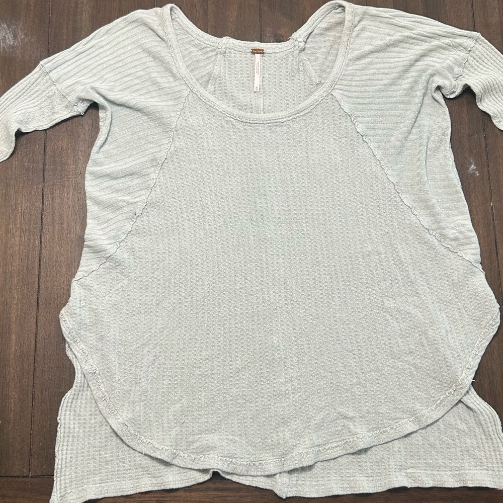 Free People Seafoam Long Sleeve Top - Picture 5 of 5